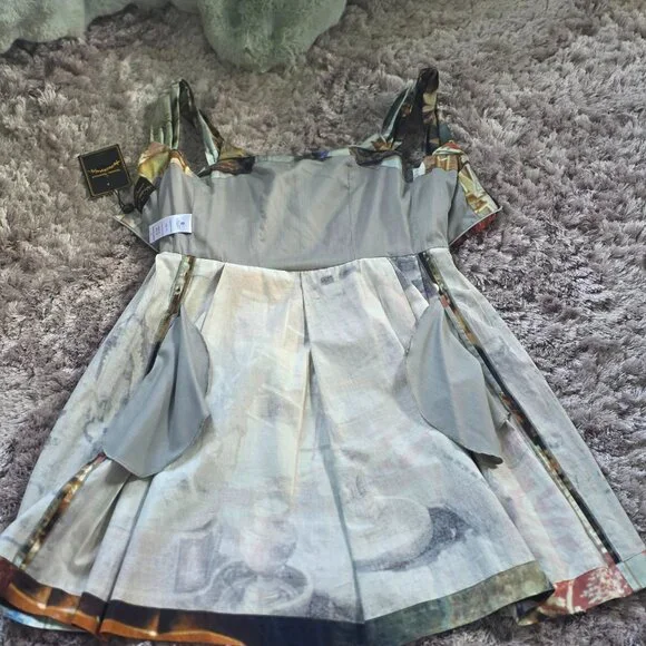 NWT Vivienne Westwood Anglomania Women’s Liberty Dress, Salon Print -- 38, US 2 - Picture 15 of 15